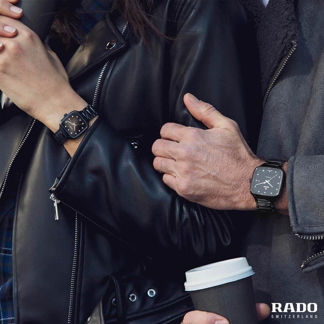 ラドーのインスタグラム：「The True Square lets you feel ready for any occasion in style. #RadoTrueSquare #Feelit」
