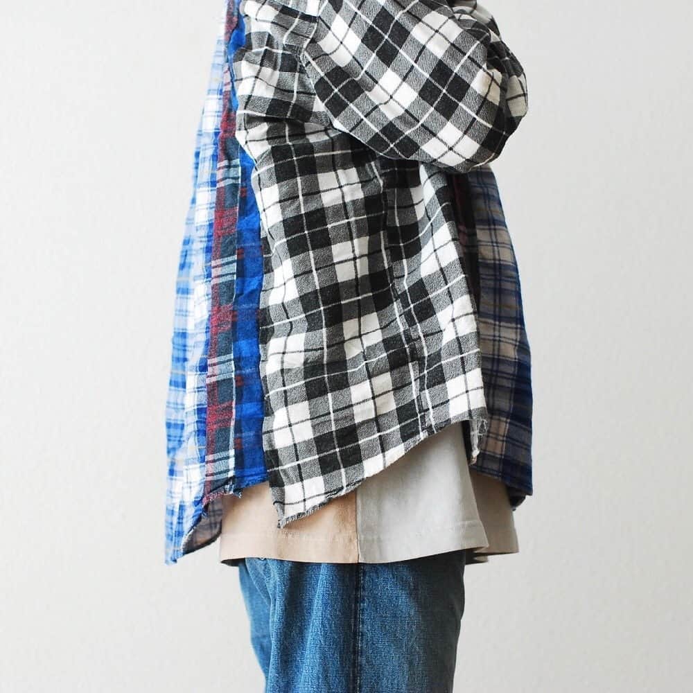 wonder_mountain_irieさんのインスタグラム写真 - (wonder_mountain_irieInstagram)「_ Rebuild by Needles / リビルドバイニードルズ "Flannel Shirt - Wide 7 Cuts" ¥22,000- _ 〈online store / @digital_mountain〉 https://www.digital-mountain.net/shopdetail/000000009203/ _ 【オンラインストア#DigitalMountain へのご注文】 *24時間受付 *14時までのご注文で即日発送 *1万円以上ご購入で送料無料 tel：084-973-8204 _ We can send your order overseas. Accepted payment method is by PayPal or credit card only. (AMEX is not accepted)  Ordering procedure details can be found here. >>http://www.digital-mountain.net/html/page56.html _ 本店：#WonderMountain  blog>> http://wm.digital-mountain.info _ #NEPENTHES #Needles #ネペンテス #ニードルズ _ 〒720-0044  広島県福山市笠岡町4-18  JR 「#福山駅」より徒歩10分 #ワンダーマウンテン #japan #hiroshima #福山 #福山市 #尾道 #倉敷 #鞆の浦 近く _ 系列店：@hacbywondermountain _」2月26日 19時08分 - wonder_mountain_