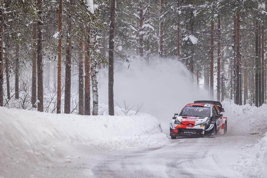 勝田貴元さんのインスタグラム写真 - (勝田貴元Instagram)「P3 after shakedown 3rd run. Great winter rally start very soon💪  シェイクダウンは3番手で終えました！ いよいよ午後ラリーがスタートします！ 30kmオーバーのステージを2回🇫🇮 頑張ります！ #TK18 📸 @timoanisphotography」2月26日 19時37分 - takamotokatsuta