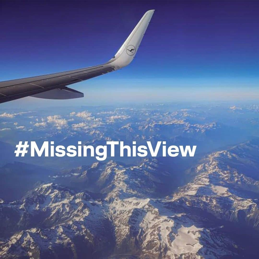 ルフトハンザのインスタグラム：「This is how beautiful the view can be on the flight to Dubrovnik! The picture comes from Irbis, who shares with us this great airplane moment over the Alps. We're still looking forward to your pictures in the comments. #MissingThisView」