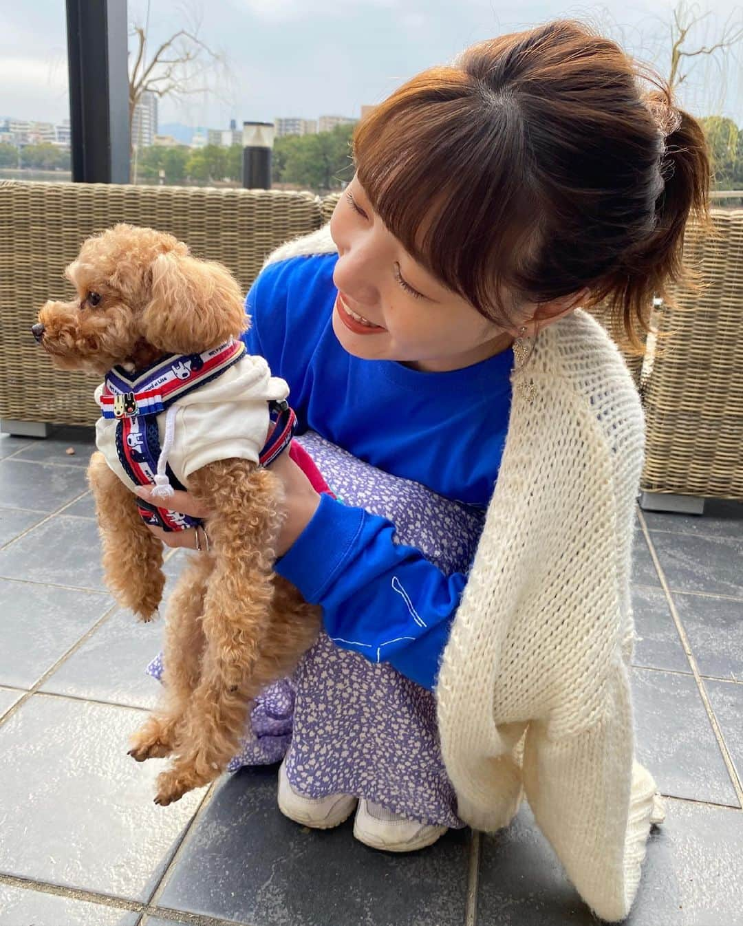 黒田りささんのインスタグラム写真 - (黒田りさInstagram)「🐩 . スタバでお茶していたら、 お散歩にこられている方から "買ってくる間ちょっとだけリード持っててくれませんか？" という癒しのプレゼントが🥺 . 人懐っこくてたまらんかった〜😭💞 . #大濠公園#わんこ#犬のいる暮らし#憧れる #お散歩#福岡さんぽ」2月26日 20時16分 - kurorisa_14