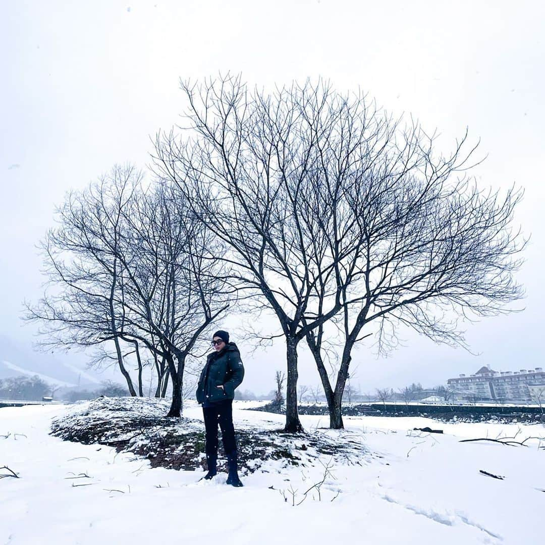 Syahriniさんのインスタグラム写真 - (SyahriniInstagram)「• Under The Threes Under The Snow, Silently Like Thoughts That Come And Go !  __________________𝓢𝓨𝓡__________________  #PrincesSyahrini #Winter_February2021 #WinterWonderland」2月26日 20時21分 - princessyahrini