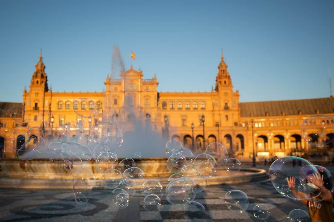 レアル・ベティスさんのインスタグラム写真 - (レアル・ベティスInstagram)「💚💚💚  Mi ciudad. -- My city.」2月26日 21時03分 - realbetisbalompie