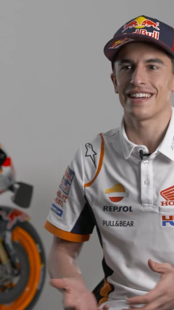 レプソル・ホンダのインスタグラム：「It wasn't an easy 2020 for Marc Marquez, but he's staying focused on himself and what he needs to do to be 'the same Marc' again 💪」