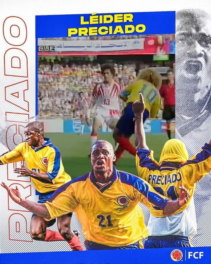 サッカー コロンビア代表チームのインスタグラム：「Felicitamos a Léider Preciado en su cumpleaños #⃣4⃣4⃣ 🤗  ¡Que sean muchos más Mundialista! 🌏⚽」