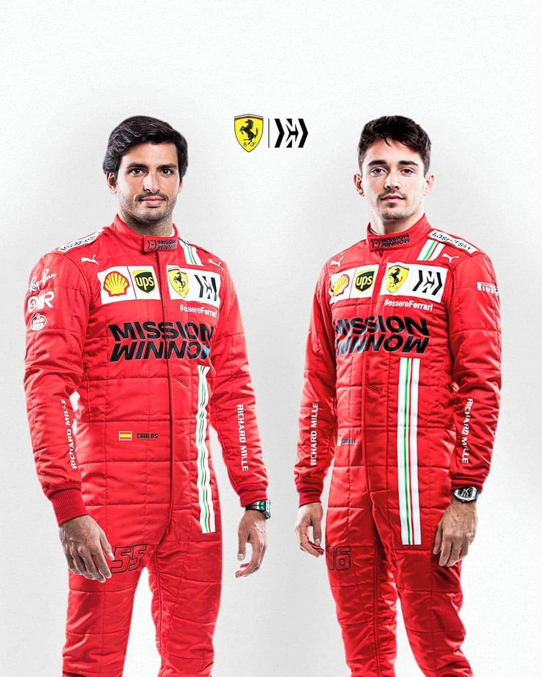F1さんのインスタグラム写真 - (F1Instagram)「Ferrari's new-look duo for 2021 🤩  📸 #Repost x @scuderiaferrari  #F1 #Formula1 #Ferrari」2月26日 23時08分 - f1
