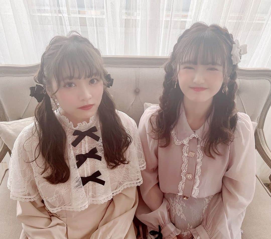 長南舞さんのインスタグラム写真 - (長南舞Instagram)「この度のROJITAさんの撮影は初のペア撮影でしたー！ 同じ事務所の中村果蓮ちゃん(@nakamura_karen_ )と！ 関西弁女子がツボの長南に、ぶっ刺さりました可愛すぎた👼🏻」2月26日 23時09分 - chonanmai