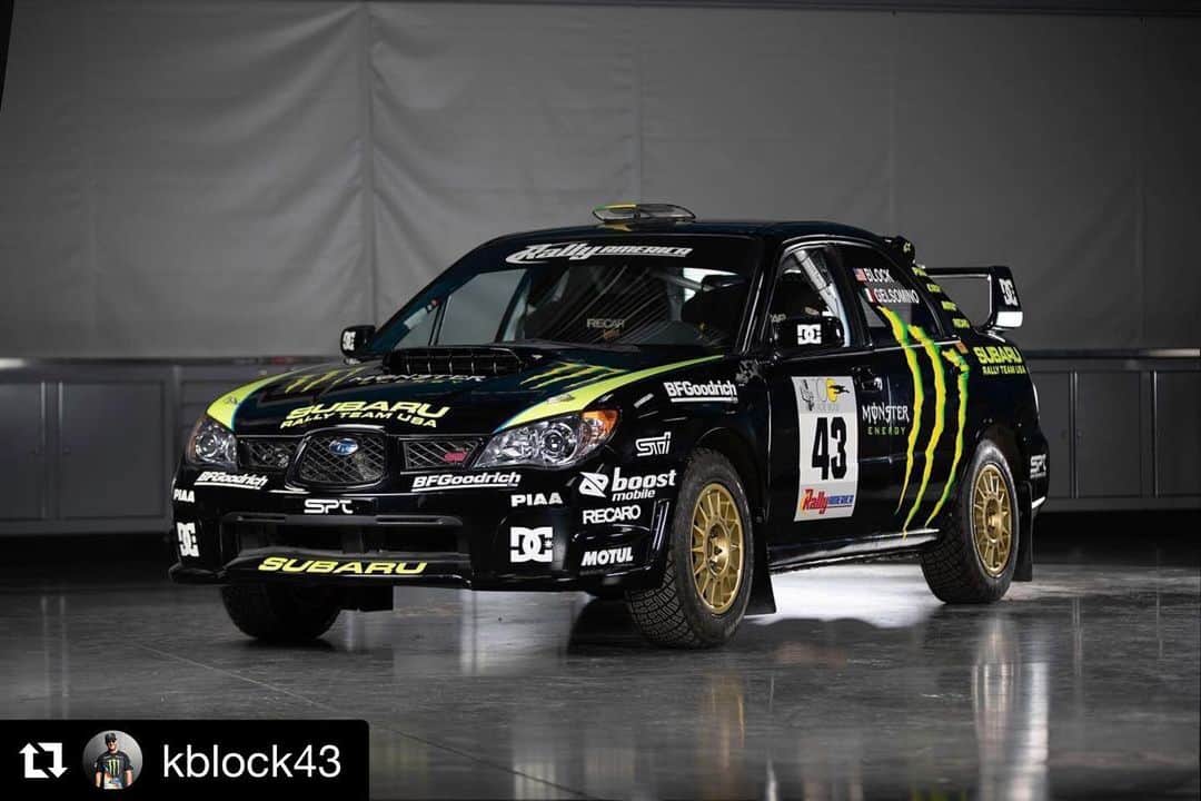Subaru Rally Team USAさんのインスタグラム写真 - (Subaru Rally Team USAInstagram)「😎 This bad boy was rallied and driven by @kblock43 & ??? Can you guess who rallied it b4 KB? 🤔 #forsalefriday   #Repost @kblock43  ・・・ FOR SALE: slightly used 2002 Subaru WRX STi, 2 adult owner car, always babied, never abused, low mileage 🙄 … That’s right, you can own the car that I drove to my first ever rally win (Rally of the 100 Acre Wood, in 2006), and set a world record in for the TV show Stunt Junkies. The car is now listed on @WallStreetMotorsport, which is a brand new auction site put together by my friend @MVTT. To follow the sale, or to actually get in on the bidding action, head over to www.wallstmotorsport.com. Buyer’s fee will be donated to the Make-A-Wish Foundation.」2月26日 23時39分 - subarumotorsportsusa