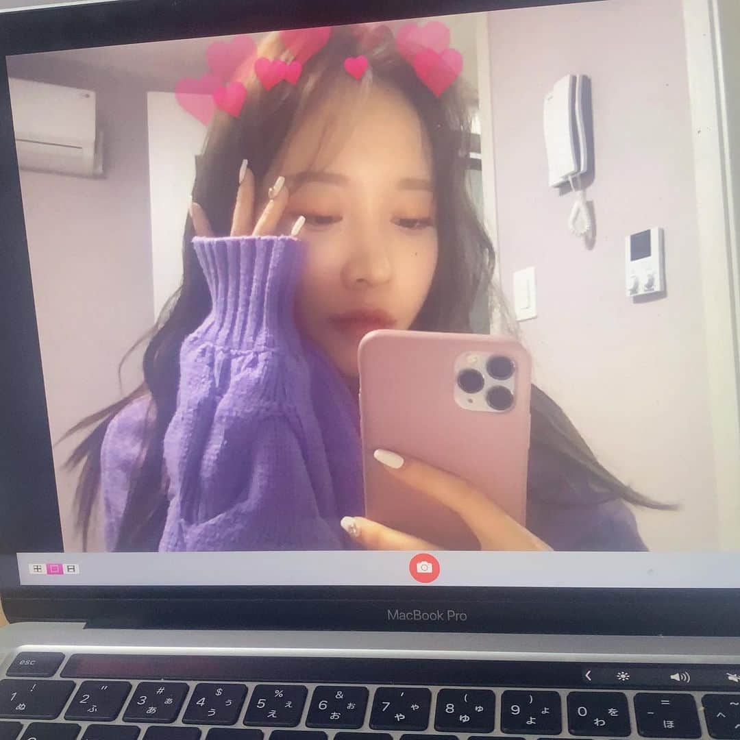のインスタグラム：「💗💜💗💜」