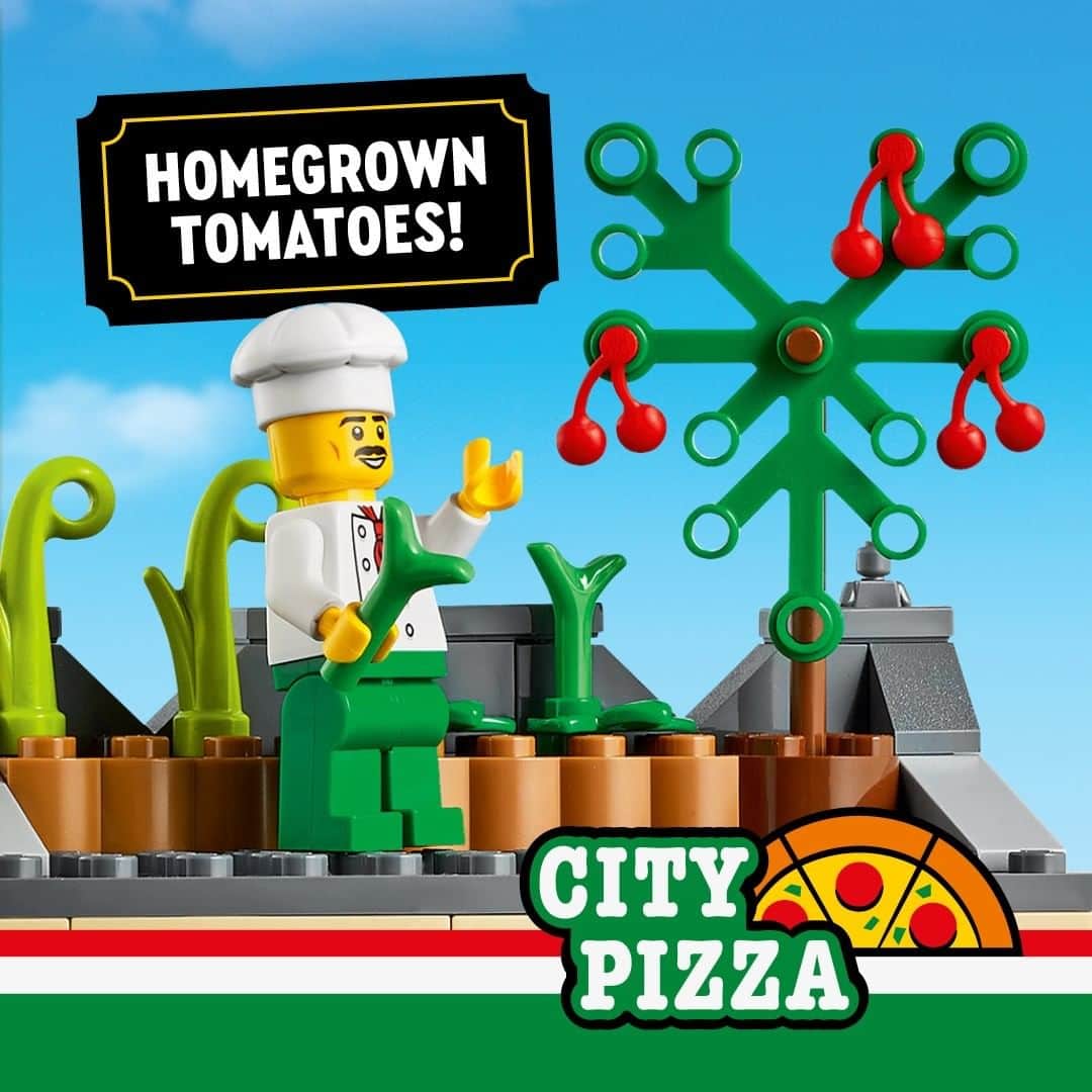 LEGOさんのインスタグラム写真 - (LEGOInstagram)「Busy day? Empty fridge? Romantic evening plans? Whatever the reason, City Pizza has got you covered! Order online or pick up from all good LEGO City retailers!​ #LEGO #LEGOCity #CityPizza」2月27日 0時00分 - lego