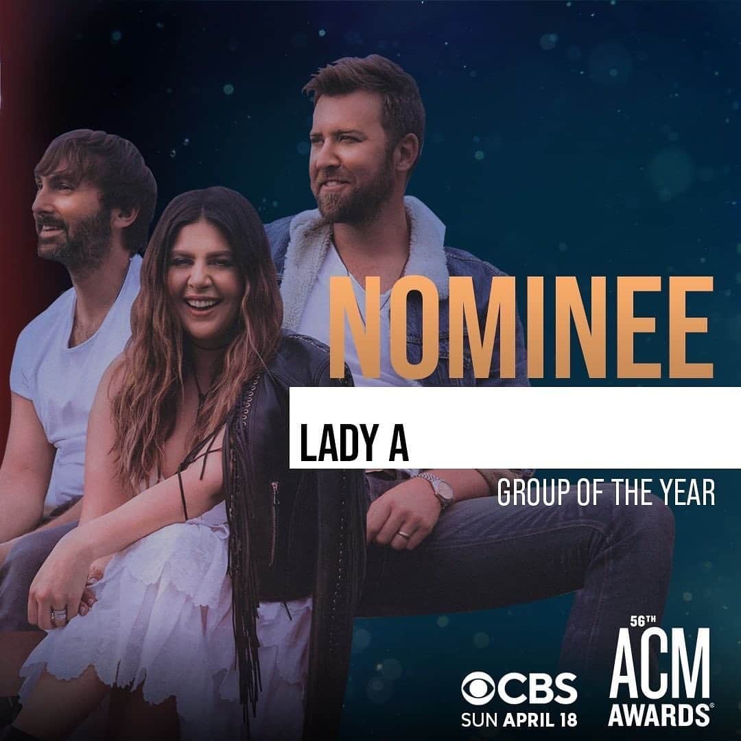 ヒラリー・スコットのインスタグラム：「It’s always humbling to be included in a category full of artists you admire and are inspired by. Thank you #ACMawards...and to the fans, thank you for your love and we’ve got some FUN things coming soon!」