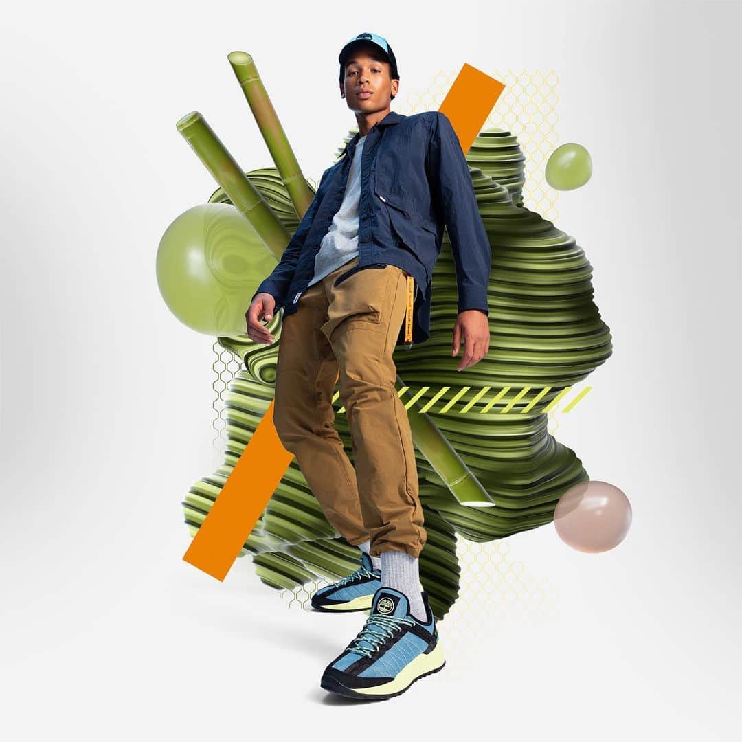 ティンバーランドのインスタグラム：「Introducing the Solar Wave Oxfords. They may look blue, but they’re green through and through. Extreme cushioning comes from naturally comfortable foam soles. Eco-innovation come through natural sugar cane and rubber from trees. #Timberland #GreenStride #NatureNeedsHeroes」
