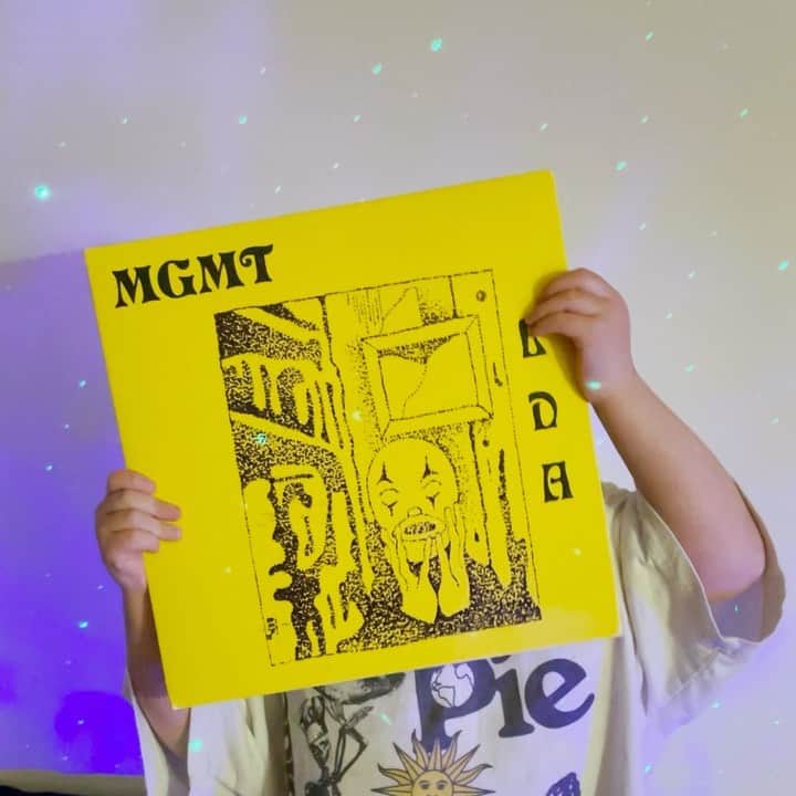 MGMTのインスタグラム：「Little Dark Age is back in stock!  Little Dark Age is my favorite record!  -Issa Lyon  Buy the vinyl at the link in bio, if you want!」