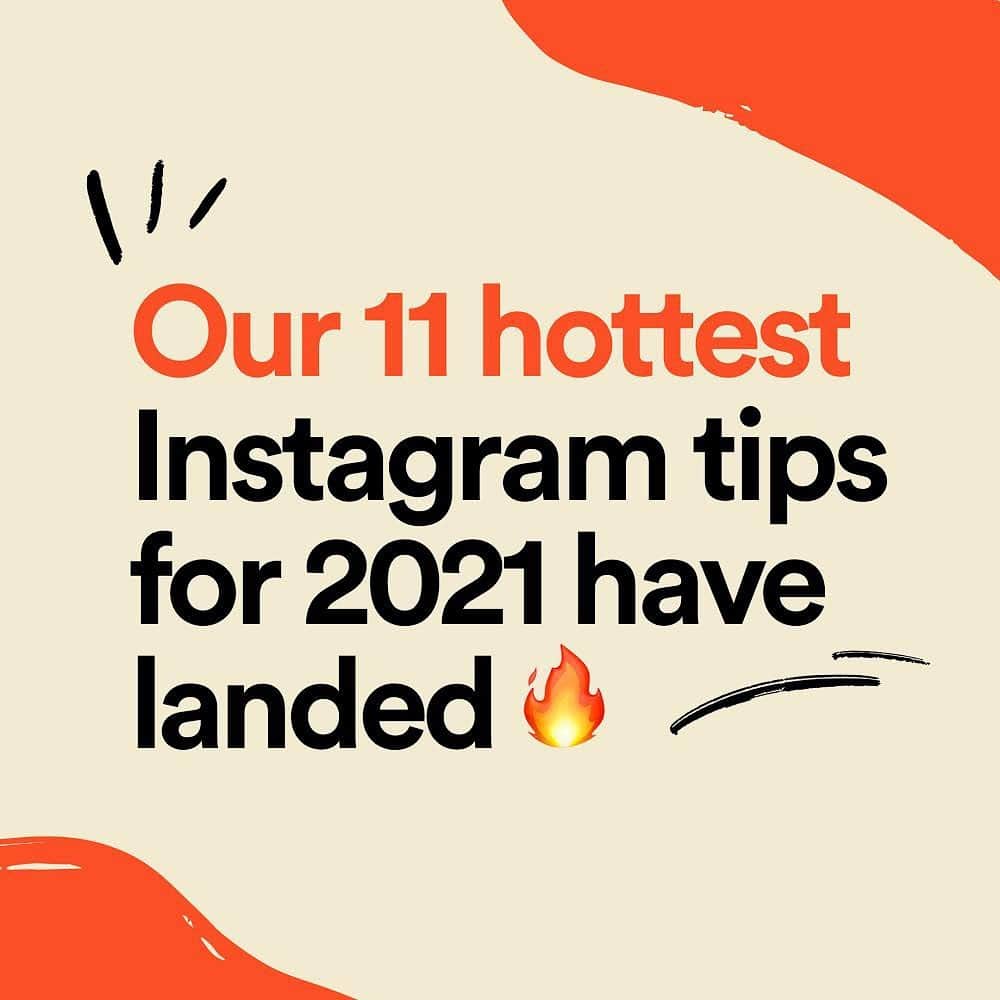 Iconosquareのインスタグラム：「Need inspo for your Instagram in 2021? 🔍  Try out these 11 HOT tips to incorporate into your strategy 🔥💣  There are 6 more on the blog click on the Omnilink #linkinbio  #instagrammarketing #socialmediatips #instatips #iconosquare」
