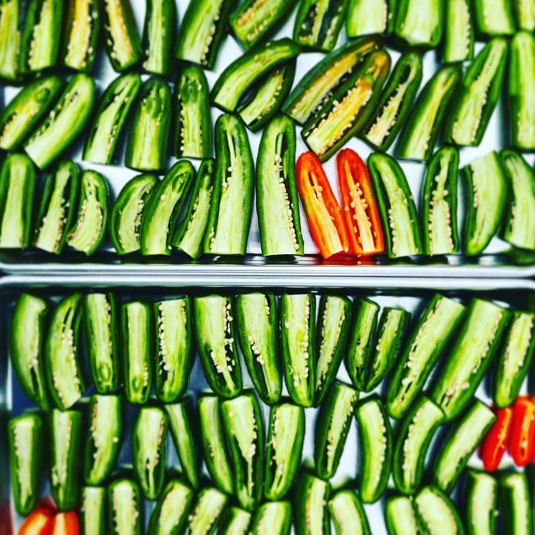 ケリスさんのインスタグラム写真 - (ケリスInstagram)「Smoking time !!!! I've been smoking peppers all week , I wake up thinking about peppers these days. You can smell the peppery spicy smoke all around the farm when the peppers are on their slow roll . It's a real thing of beauty if you ask me . Bountyandfull.com GOLD MINE #farmlife #smoke #peppers #cheflife  #delicious」2月27日 11時17分 - kelis