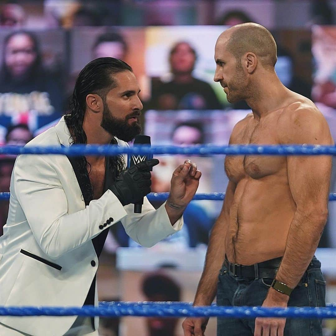 WWEさんのインスタグラム写真 - (WWEInstagram)「Apparently @wwecesaro does not want to embrace the vision of @wwerollins! #SmackDown」2月27日 11時51分 - wwe