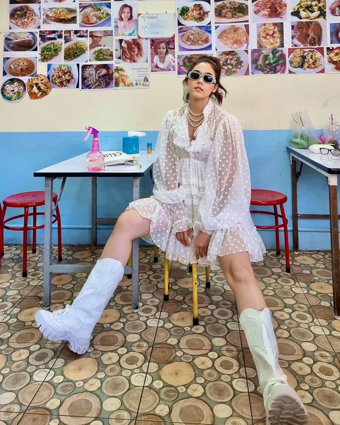 Araya Alberta Hargateのインスタグラム：「🤍#abbieverydamnday」