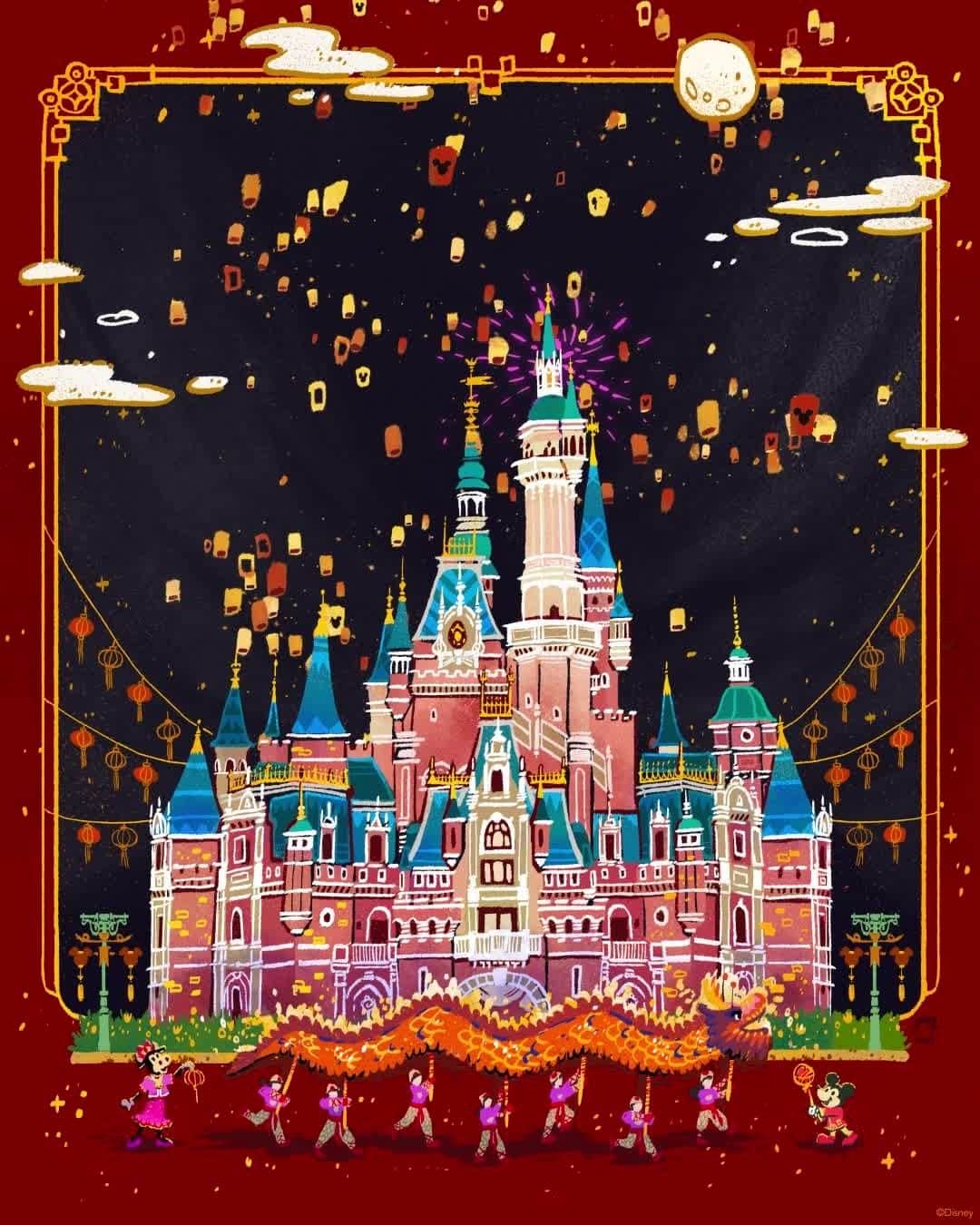 ディズニーランドのインスタグラム