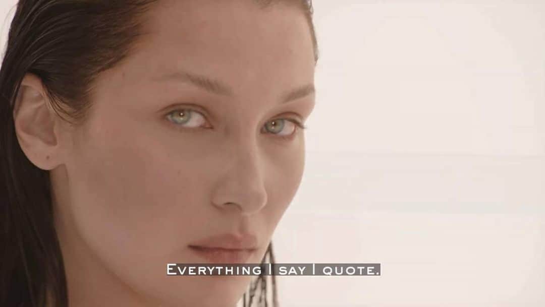 ベラ・ハディッドさんのインスタグラム写真 - (ベラ・ハディッドInstagram)「Givenchy 21’ campaign by @matthewmwilliams , narrated by @playboicarti 🩸  “everything we put on, we make it look good “」2月27日 3時58分 - bellahadid