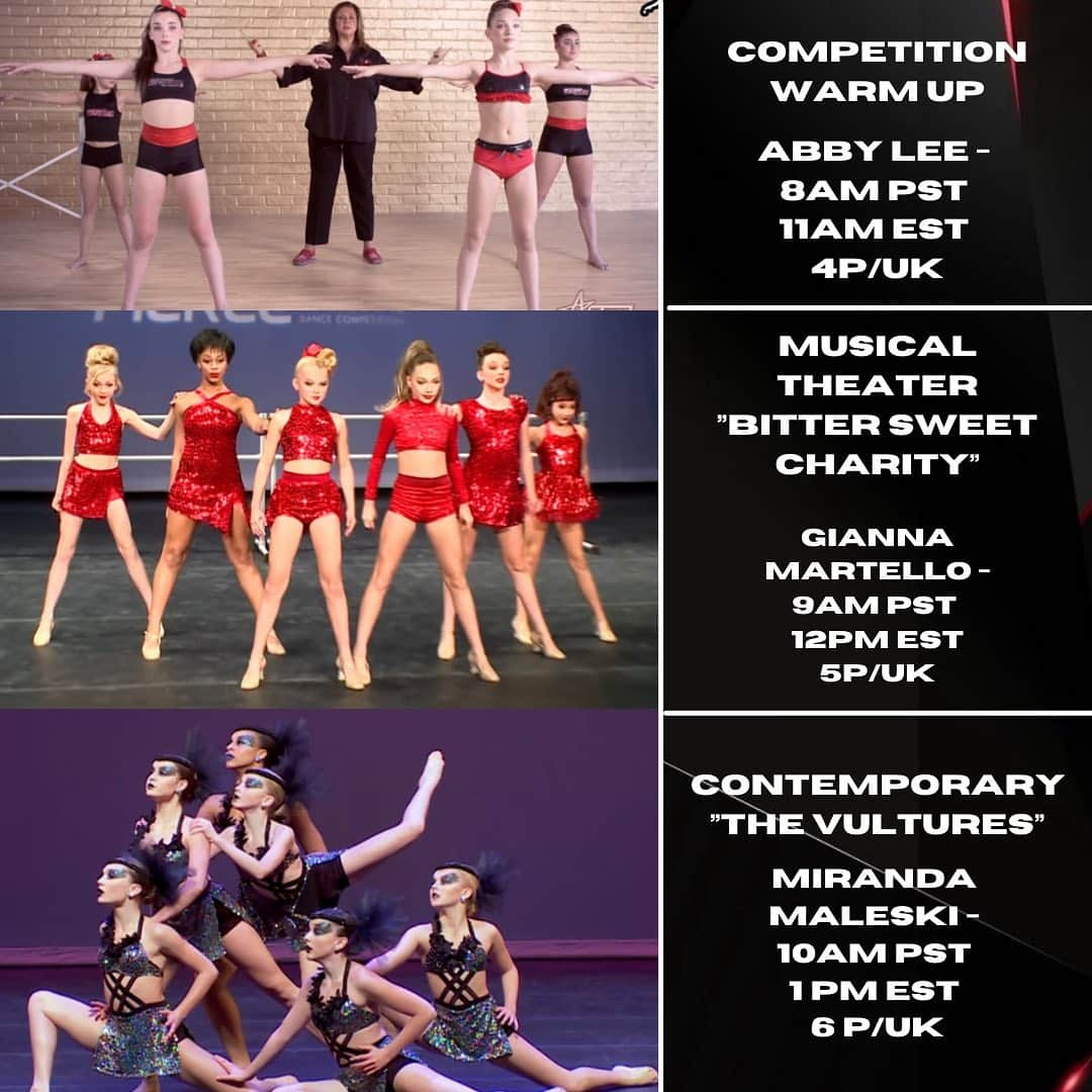 アビー・リー・ミラーさんのインスタグラム写真 - (アビー・リー・ミラーInstagram)「THIS SUNDAY’s #ALDC INTERACTIVE ZOOM MASTER CLASS!!! One you do NOT want to miss ~ 3 HOURS OF VIRTUAL TRAINING!!! #ALDCWORLDWIDE —— I’m taking you all through the same warmup the Elite Comp Team did at the studio every day while filming on #DanceMoms!!! Gianna will be teaching “Bitter Sweet Charity” & Miranda will be teaching “The Vultures” —— TWO AWARD WINNING NUMBERS FROM SEASON 6!!! Have you registered?! Limited spots available on Zoom so save your place in class NOW!!! LINK IN BIO👍🏼  https://embed.showclix.com/event/aldcwwagm ——  #aldcalways #aldcww #abbylee #abbyleedancecompany #dance #danceclass #virtuallearning #zoom #abbyleemiller #zoomtraining #liveclass #livedanceclass #aldcpgh #aldcla #flashbackfriday #fbf #goodtimes #season6 #flashback」2月27日 4時27分 - therealabbylee