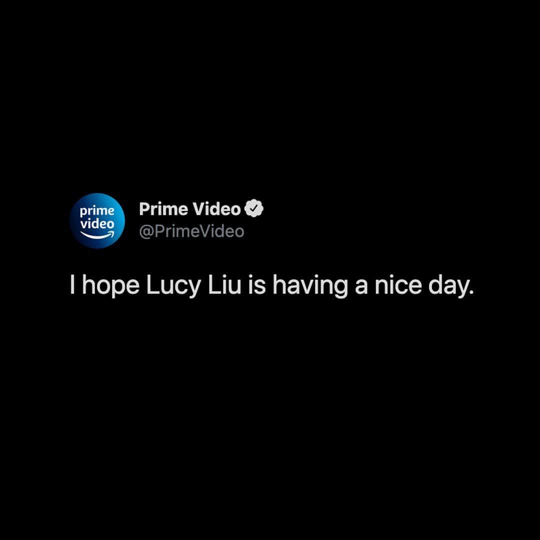 Amazon Videoさんのインスタグラム写真 - (Amazon VideoInstagram)「1 like = 1 blessing for Lucy Liu 😌」2月27日 4時44分 - primevideo