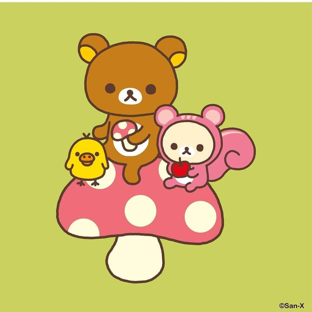 Rilakkuma US（リラックマ）さんのインスタグラム写真 - (Rilakkuma US（リラックマ）Instagram)「Oh, to relax on a mushroom in the forest with friends! Tag a friend who has this same energy! 🍄🍄🍄  #rilakkumaus #rilakluma #korilakkuma #sanx #kawaii #mushroom #リラックマ #サンエックス」2月27日 5時21分 - rilakkumaus