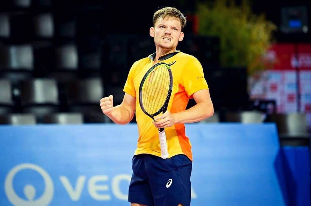 ダビド・ゴフィンさんのインスタグラム写真 - (ダビド・ゴフィンInstagram)「Semifinal @opensuddefrance !!!💥💪🏻」2月27日 5時43分 - david__goffin