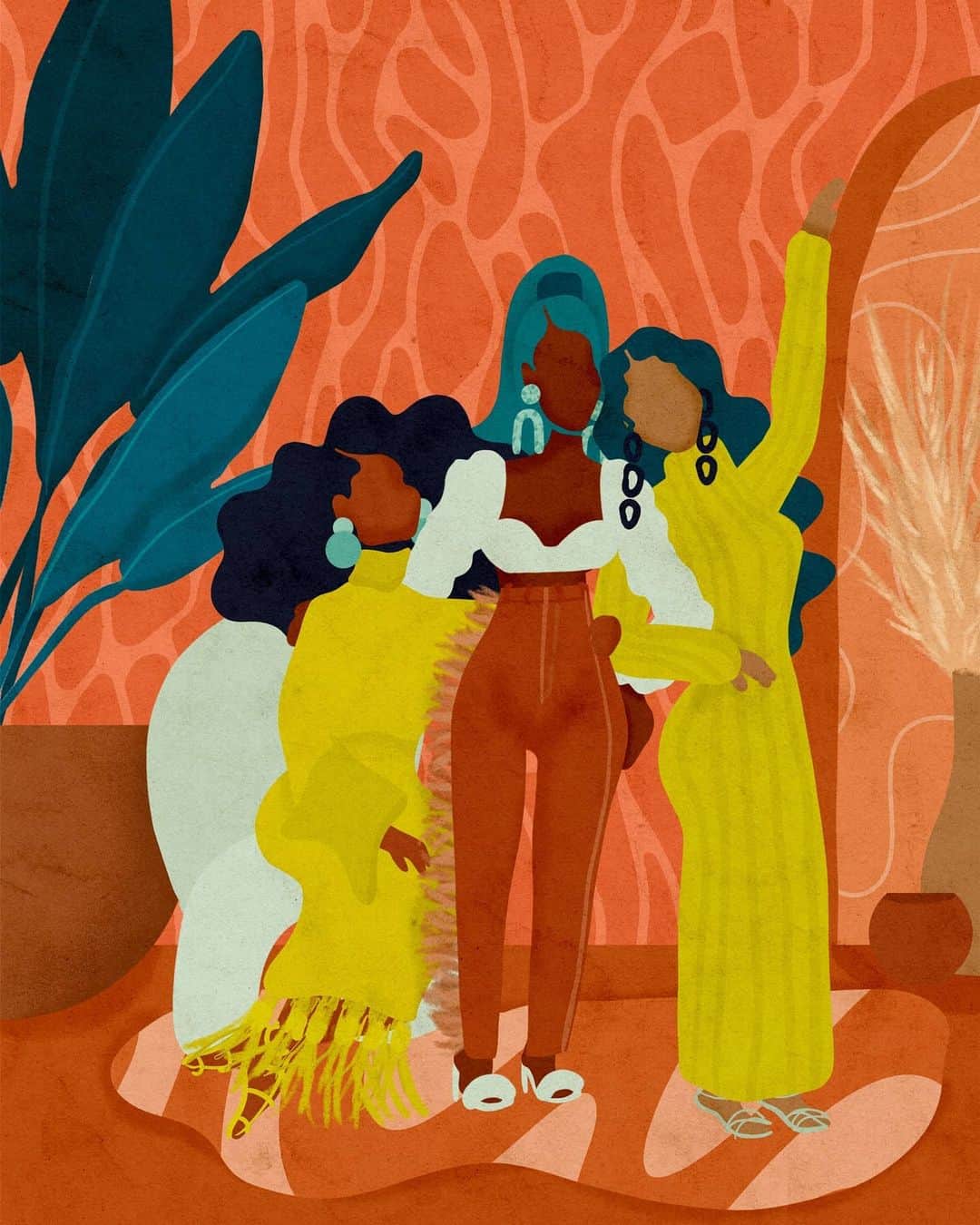 Googleのインスタグラム：「This #BlackHistoryMonth, we teamed up with artists to celebrate Black-owned businesses through original artwork. “I chose to highlight one of my favorite Black designers @hanifaofficial and illustrated some of my favorite outfits from them," Washington, DC-based visual artist @reynanoriega_ explains. Get involved by sharing their art and highlighting your favorite Black-owned businesses. Learn more at the link in bio.」