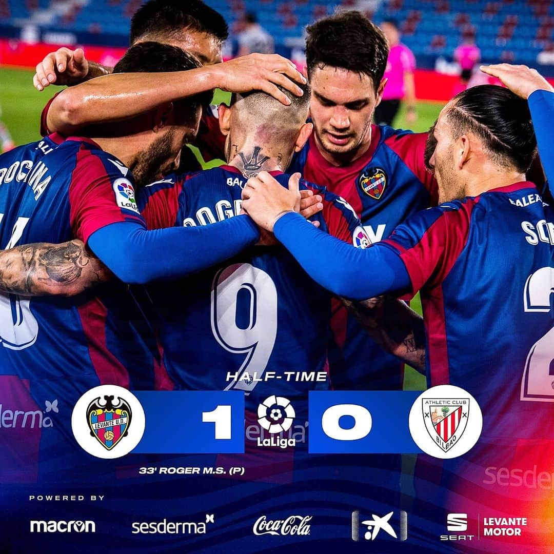 レバンテUDさんのインスタグラム写真 - (レバンテUDInstagram)「DESCANSO (1-0) ⚔⚔  #LevanteAthletic ⚽️」2月27日 5時53分 - levanteud