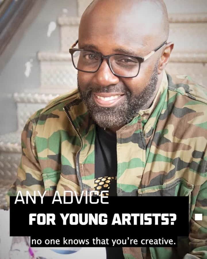 Foot Lockerのインスタグラム：「Dion Walcott (@dionwalcott) the VP of Brand Partnerships at @yellowbrick.impact and the founder of @_martkd, a community movement that uses art and sneakers to connect and empower communities and cultures, and helps provide career opportunities for young creatives. We celebrate his journey on The Sole List.」
