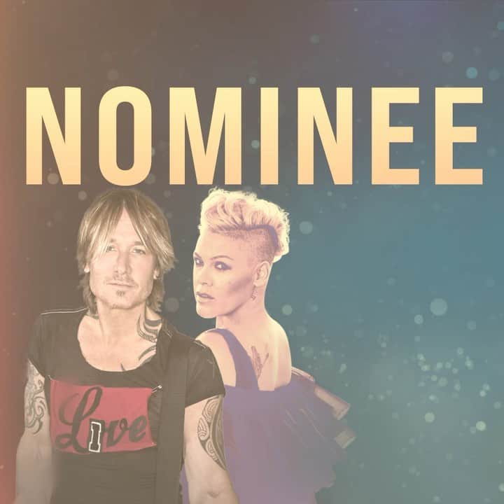 P!nk（ピンク）のインスタグラム：「So honored to be nominated at the @ACMawards this year along with my dear friend @keithurban ❤️ #ACMawards April 18th on CBS」
