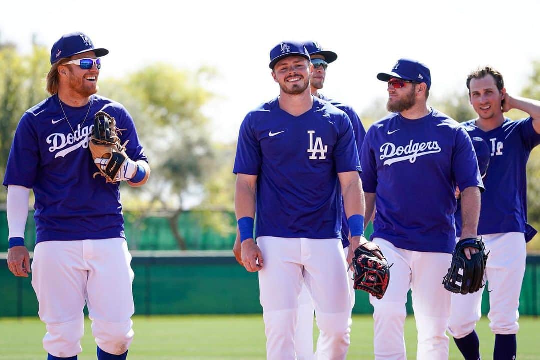 ジャスティン・ターナーのインスタグラム：「Da boys!!!」