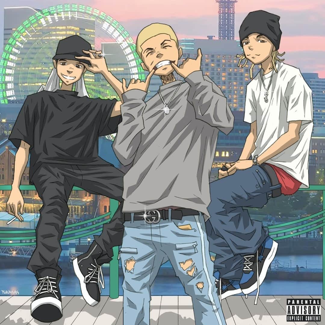 Block.fmのインスタグラム：「チェックした？LEX, Only U, Yung sticky womによるコラボレーション・シングル 「TEAM」のMVが公開！⁠ ⁠ MVは、3人が普段からよく遊んでいる「みなとみらい」を舞台に、ディレクターのMESS @mesudayuma が映像を手掛けている。⁠ ⁠ link in bioからチェック」