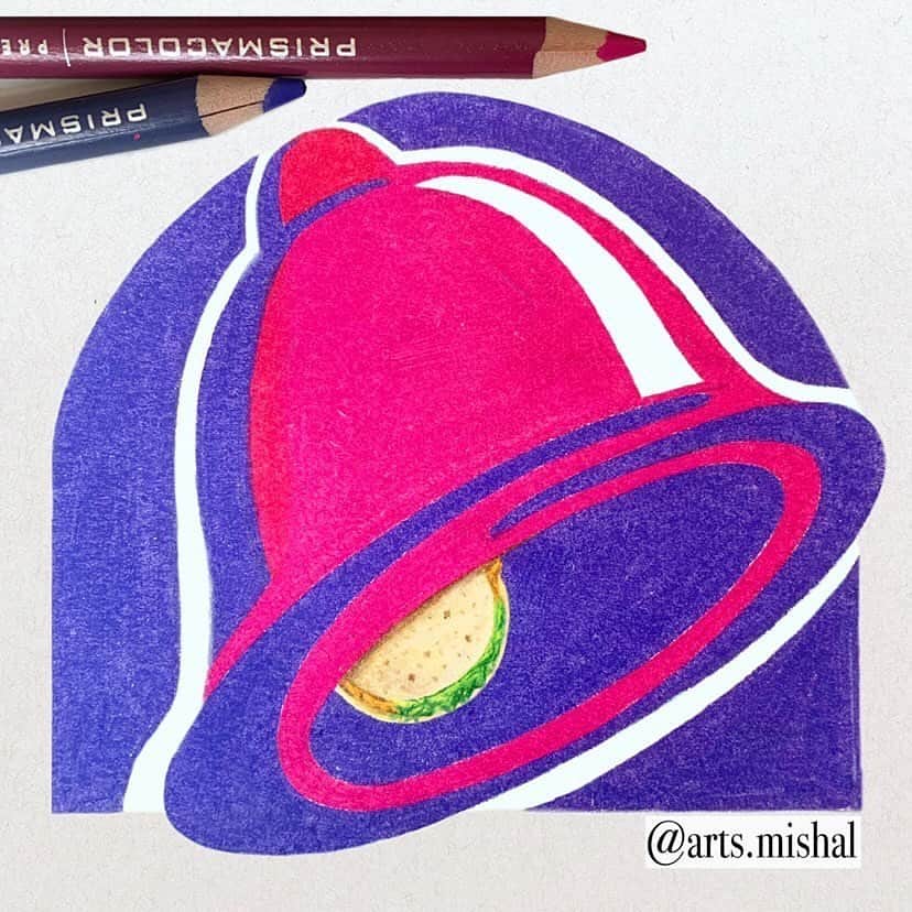 Taco Bellのインスタグラム：「Drawn to The Bell.」