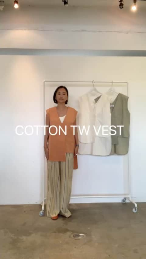 Shikica Tokyo & KiiRAのインスタグラム：「COTTON TW VEST COTTON TW SHIRTS」