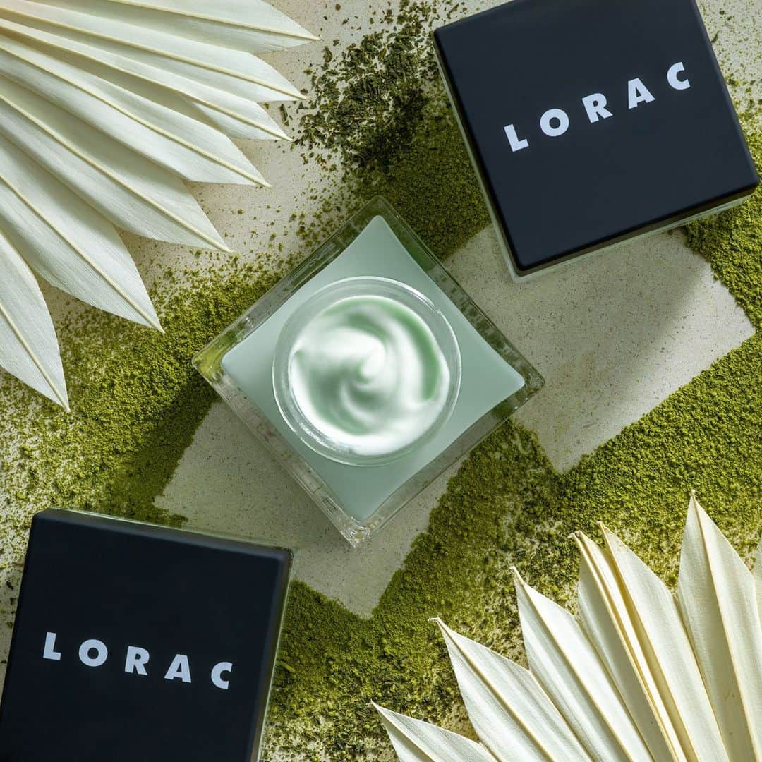 LORACのインスタグラム：「Serve up the Matcha Powder for incredible anti-oxidant protection 🌱DEWY CANVAS PREP Moisturizer + Primer available NOW for $35 on ULTA.com & LORAC.com! Link in bio!  Art Direction @thechrissaltzman // Photo @_ashley_crichton_ // Styling @amy.lipnis  #LORAC #LORACCosmetics @ultabeauty」
