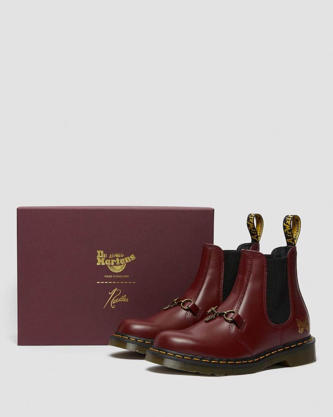 ドクターマーチンさんのインスタグラム写真 - (ドクターマーチンInstagram)「DR. MARTENS x NEEDLES | Unorthodox but traditional, Japanese up-cycling brand Needles is known for reframing vintage apparel with deconstructed, contemporary styling. Available now in the UK & EU. Launching 8AM PST in the US.」2月27日 21時00分 - drmartensofficial