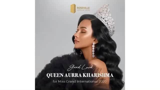 Ivan Gunawanのインスタグラム：「・・・ We are proud to be part of MGI 2020 official partner. Good luck Queen Aurra Kharishma for Miss Grand International 2020! 👑  @aurrakharishma @missgrandinternational  #MGI2020 #MissGrandIndonesia2020 #MissGrandInternational2020 #AurraKharishma #IvanGunawan」