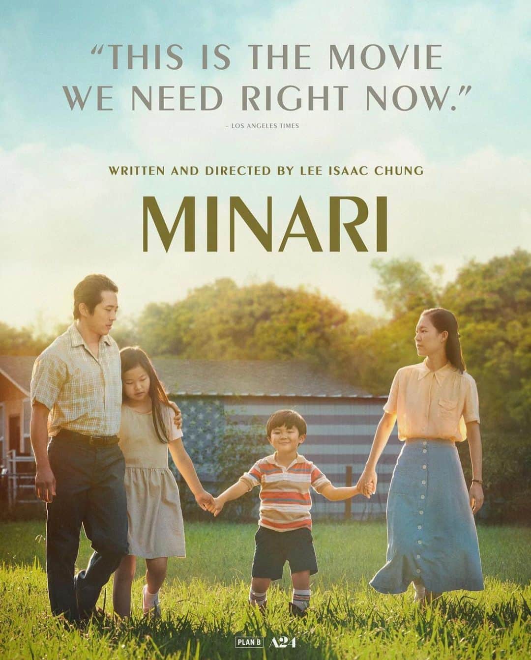 ジェンマ・チャンのインスタグラム：「This wonderful film is out now @minarimovie. Directed by Lee Isaac Chung with beautiful performances from @steveyeun, @hanyeri_official, #YounYuhJung, @official.alankim #NoelKateCho #WillPatton. I loved it so much #MinariMovie」