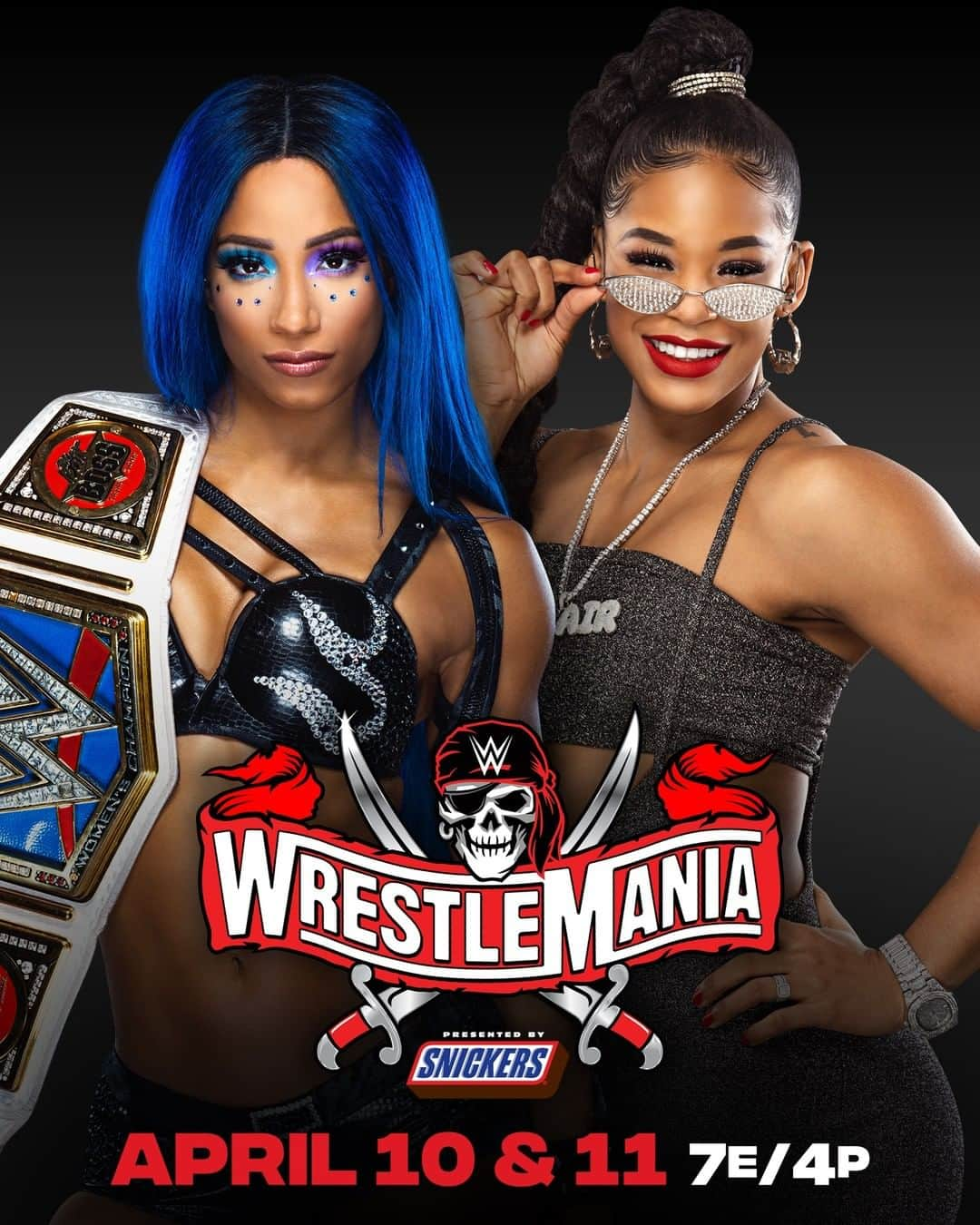 WWEさんのインスタグラム写真 - (WWEInstagram)「@biancabelairwwe vs. @sashabankswwe for the #SmackDown #WomensTitle at #WrestleMania! LET'S GO! 🔥」2月27日 13時18分 - wwe