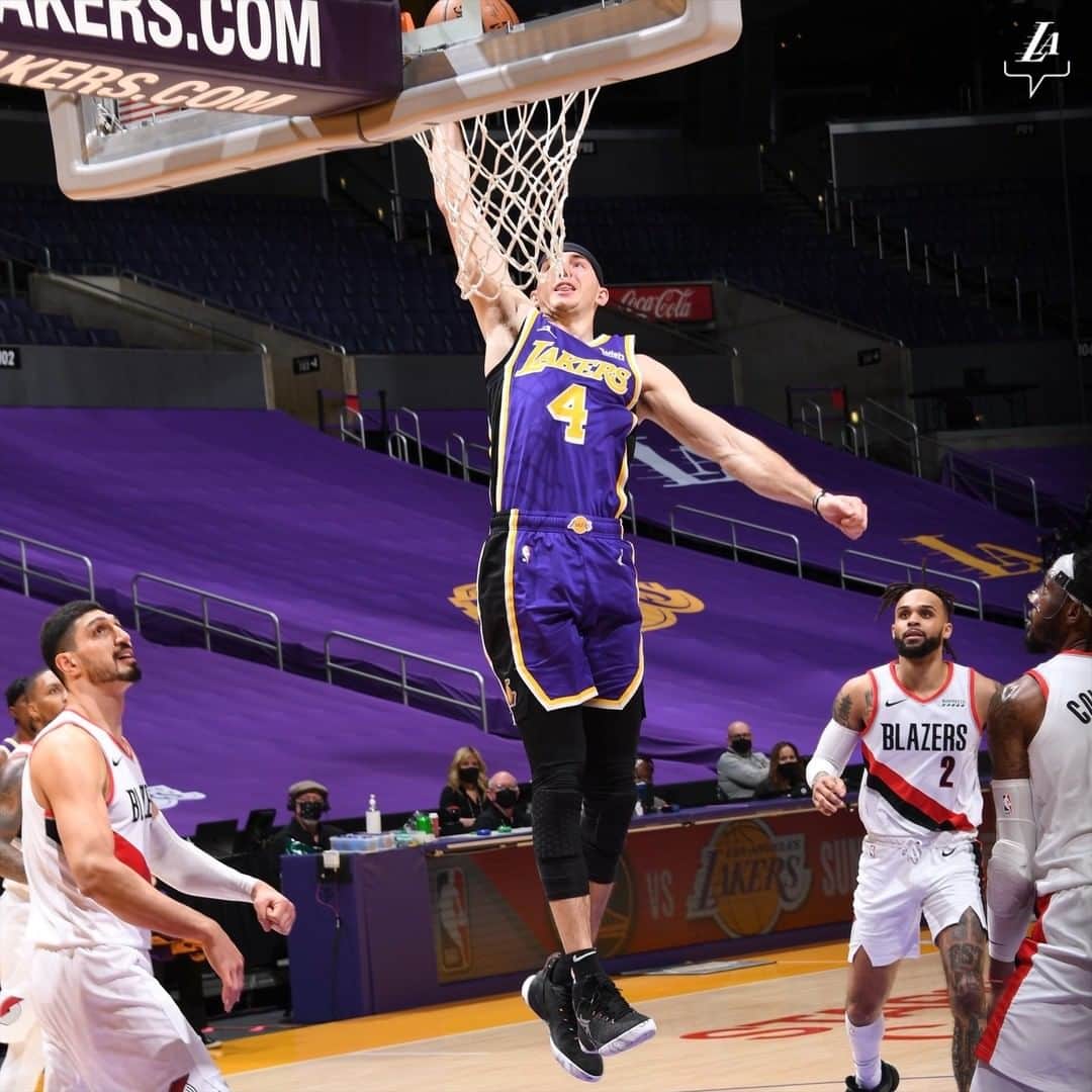 Los Angeles Lakersさんのインスタグラム写真 - (Los Angeles LakersInstagram)「Fly like AC Fresh!」2月27日 13時20分 - lakers