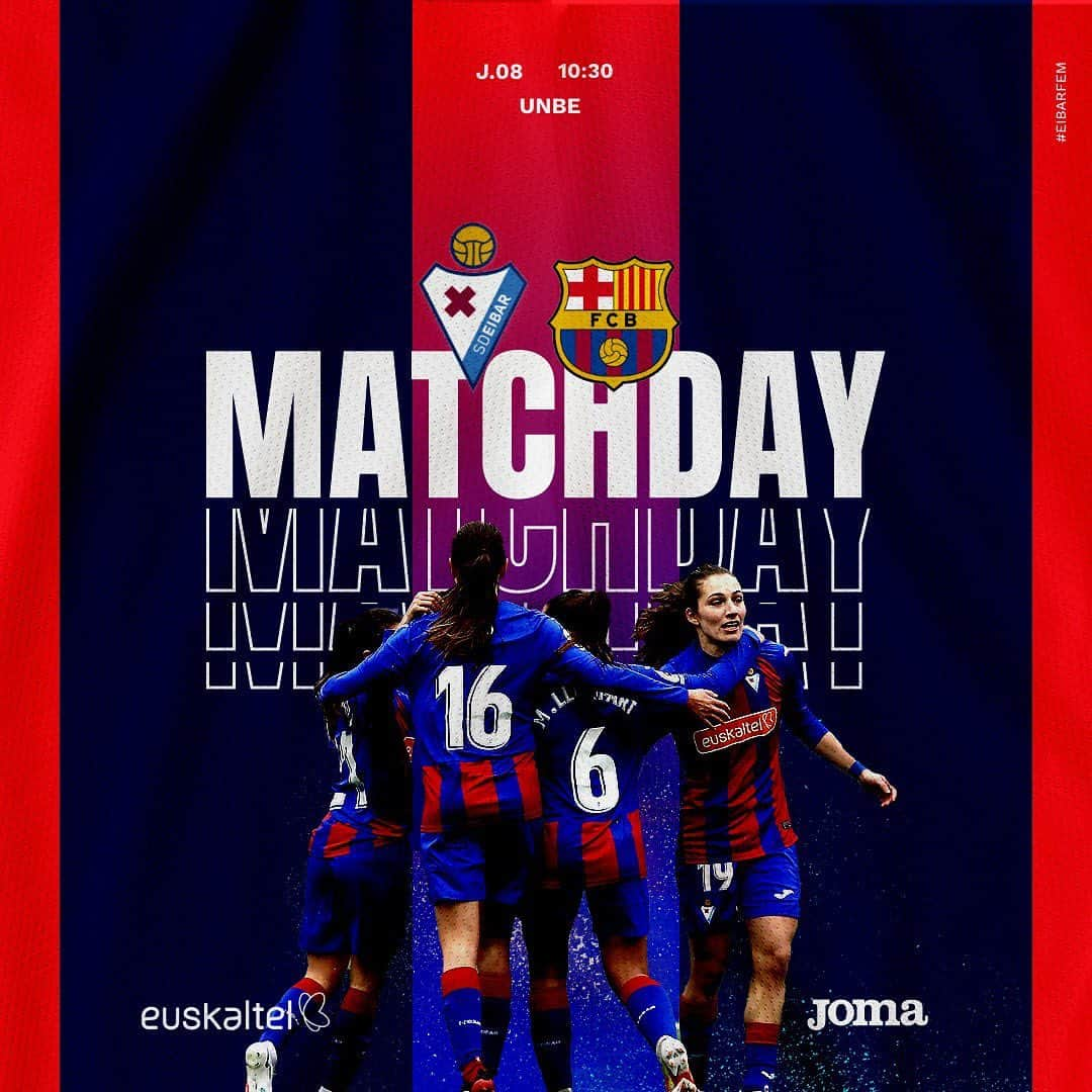 SDエイバルさんのインスタグラム写真 - (SDエイバルInstagram)「PARTIDU EGUNA ⚔️ DÍA DE PARTIDO ⚔️ MATCH DAY   ⏰ 10:30 🏟️ Unbe 🆚 @fcbfemeni  📺 @laligasportstv  #EibarBarça  ⏰ 14:00 🏟️ Ipurua 🆚 @sdhuesca  #EibarHuesca」2月27日 15時46分 - sdeibar