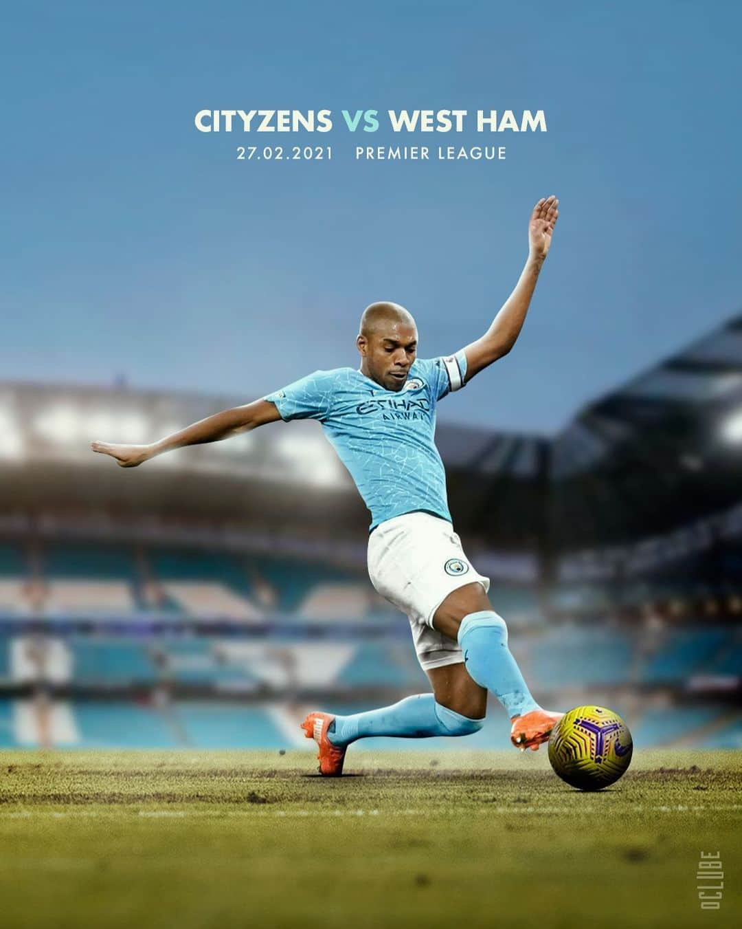 フェルナンジーニョのインスタグラム：「Fight until the end! 💪🏾 #cmoncity」