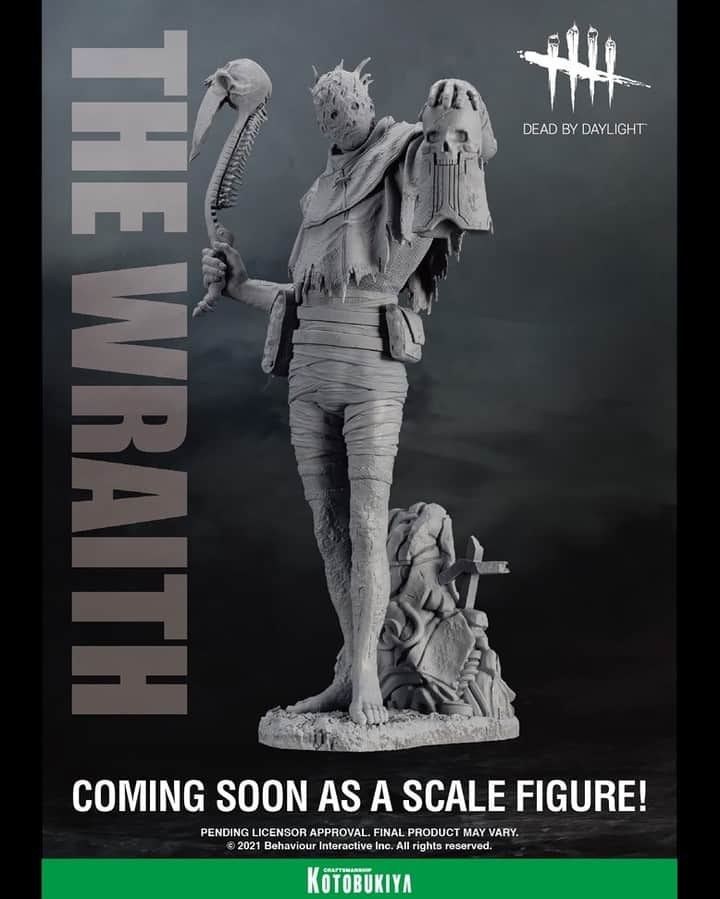 株式会社 壽屋 コトブキヤさんのインスタグラム写真 - (株式会社 壽屋 コトブキヤInstagram)「The Wraith, the third character in Kotobukiya’s DEAD BY DAYLIGHT statue series, is currently in the works. Look at his slender body! More info coming soon! The Hillbilly's pre-order is also still open, so be sure to pre-order while you can!  #KOTOBUKIYA #DbD #DeadbyDaylight」2月27日 16時24分 - kotobukiya_official