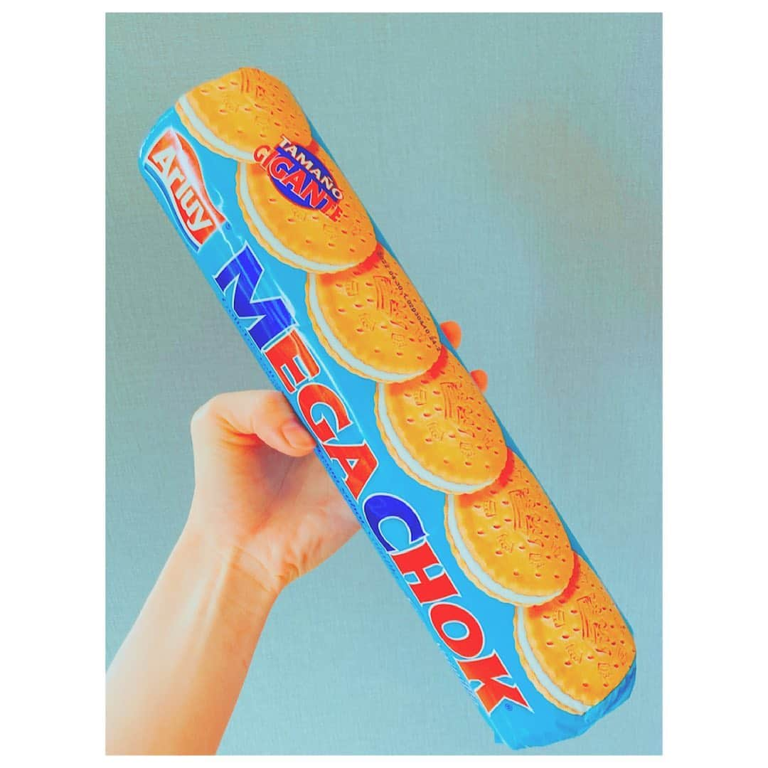 神崎れなさんのインスタグラム写真 - (神崎れなInstagram)「調子に乗って買ったメガクッキー🍪 クッキーはいい感じに硬くて塩っぱくて、挟んでるバニラが甘くて甘ジョッパイ感じが最高です…気がついたら一人でこれ全部食べちゃうのかって思うと恐ろしいけど美味しいものに出会えたことはとても嬉しいです😋 業務スーパー最高✊🏻✊🏻  #気合を入れて #ワクワクしながら #行った #業務スーパー #メガクッキー #買うか悩んで #思い切って #カゴに入れた #笑 #やっと #冷蔵庫 #の #中が #潤った #26歳 #女」2月27日 18時04分 - kanzakimon