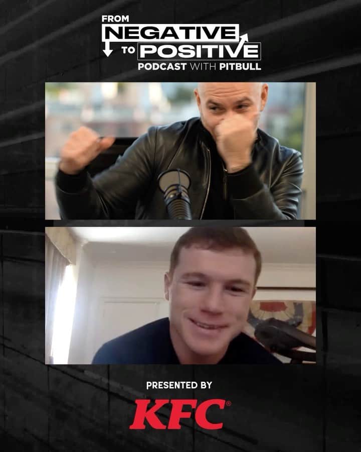 ピットブルのインスタグラム：「Catch the legendary @canelo tonight taking on @avniyildirim.  While your at it also check @canelo out on the latest #FromNegativeToPositive Podcast episode. (Link in bio)  SLAM BAM!!💥 🥊 🥊」