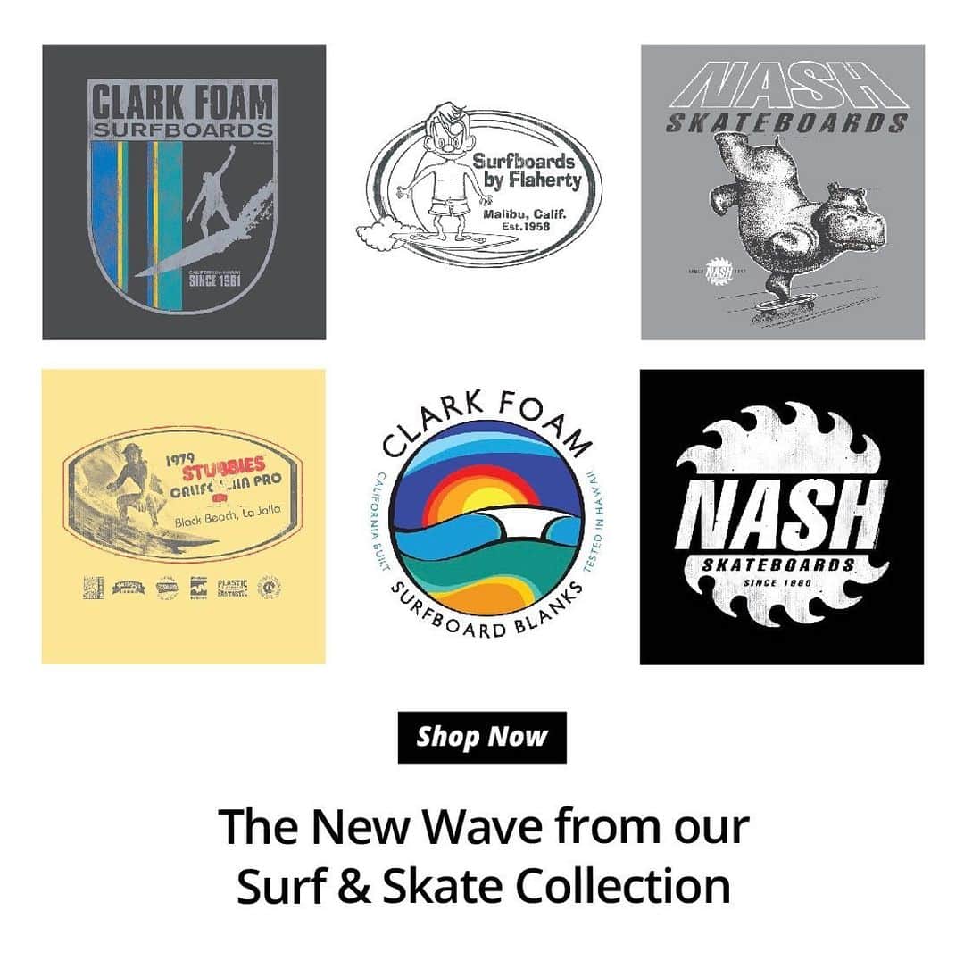 マリブシャツのインスタグラム：「🏄‍♂️Surf into Saturday🛹 Skate into Sunday with our new designs Link in Bio ☜  ●︎ ●︎ ●︎ #malibushirts #new #designs #logo #skate #surf #surfing #shopping #shop #now #shirt #linkinbio #clarkfoam #nash #stubbies #tshirt #design #malibu」