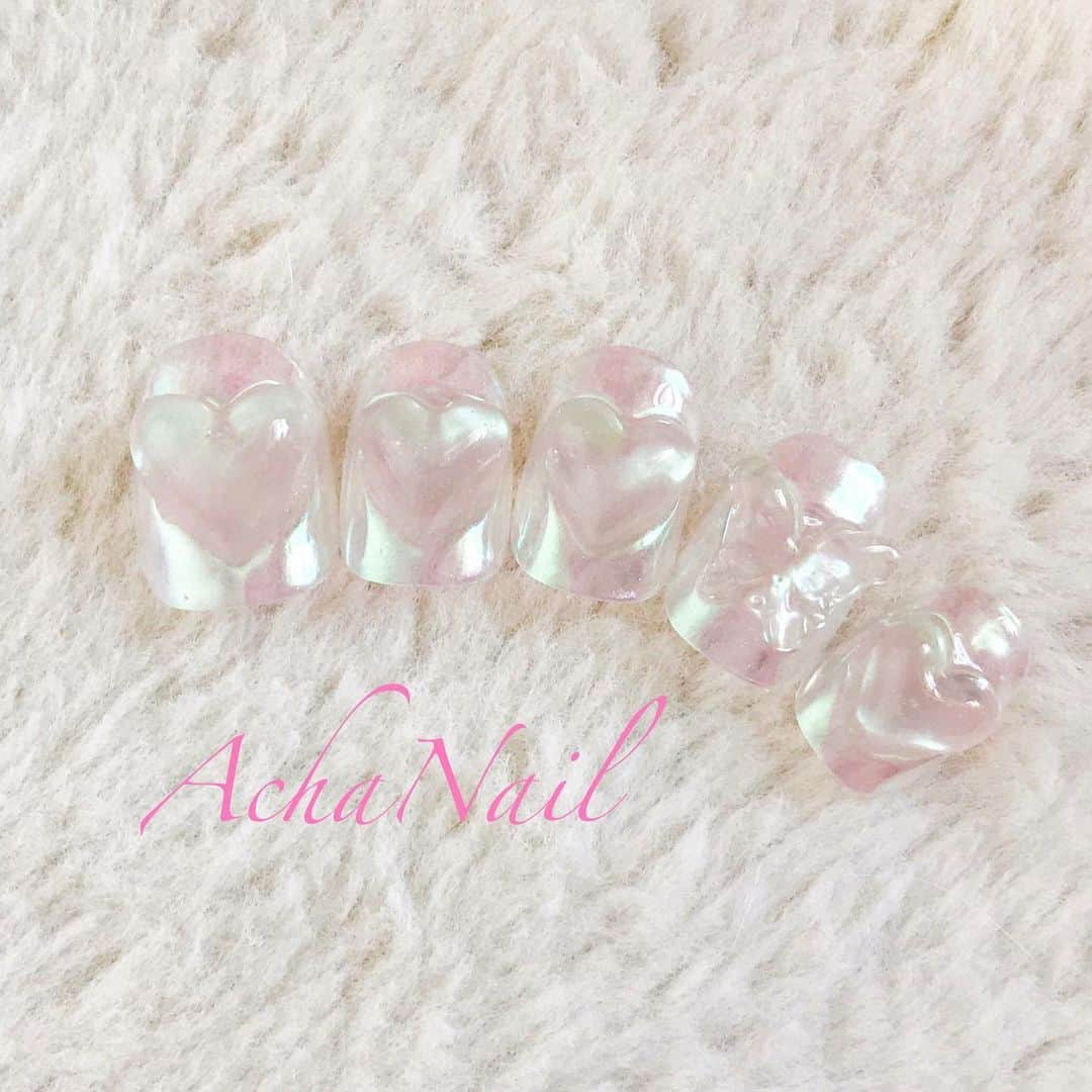 AchaNailさんのインスタグラム写真 - (AchaNailInstagram)「クリアオーロラネイル💖﻿ ﻿ https://ameblo.jp/acha-nail/entry-12659387028.html﻿ ﻿ #ネイル #ジェルネイル #フィルイン #フィルイン導入サロン #南池袋 #池袋 #池袋ネイルサロン #ネイルデザイン #オーロラネイル #ハートネイル #3Dネイル #ガーリーネイル  #キャンディネイル #オーロラ #ホワイトネイル #クリアネイル #うるうるネイル #蝶々ネイル #Nails #AchaNail #NailStagram #InstaNails #Nailart #JapaneseNailart #NailDesign #Gelnails #kawaii #네일 #日式美甲 #heartnails」2月28日 7時10分 - achanail