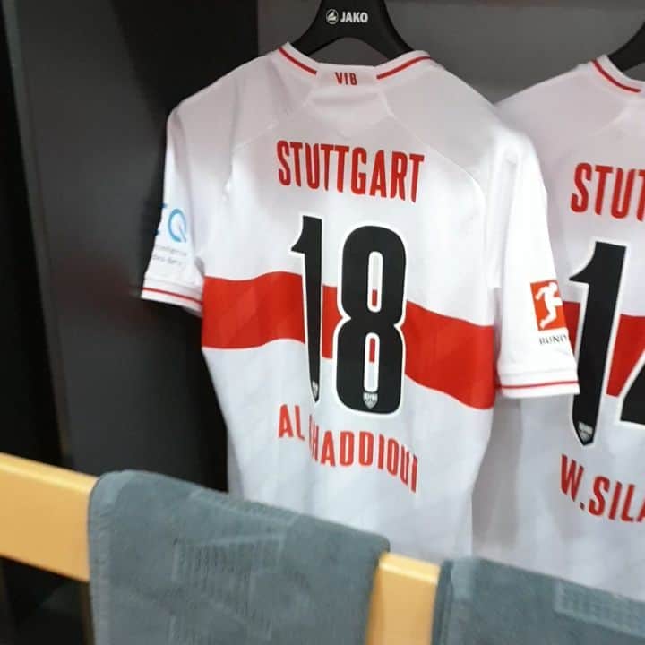 VfBシュトゥットガルトのインスタグラム：「Zurück im Kader: Welcome back, @h.alghaddioui! 🤜🤛 --- #VfBS04 #vfbstuttgart1893 #vfbstuttgart #AlGhaddioui #auscannstatt #furchtlosundtreu #heimspiel #VfBInsta」