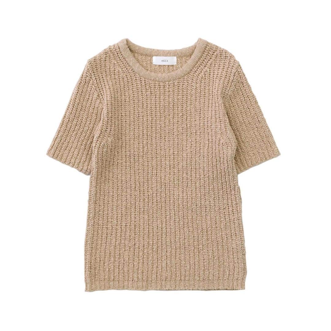 moca さんのインスタグラム写真 - (moca Instagram)「. RE ITEM . 10008558 crochet summer knit beige/ivory . #selectmoca」2月27日 22時42分 - selectmoca